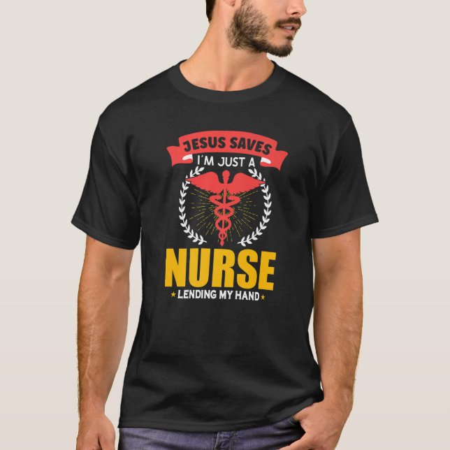 T-shirt Nurse Nursing Clinic Medical Stuff Paramedic Medic (Devant)