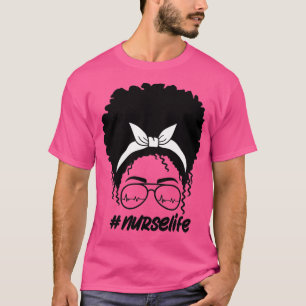 T-shirt nurselife Femme avec lunettes de soleil