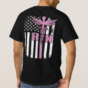 T-shirt Nursing America Flag RN