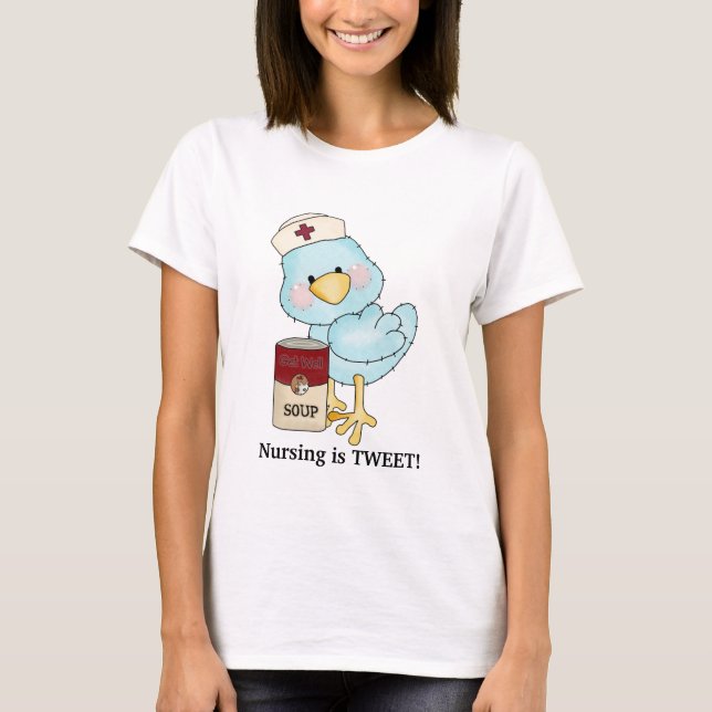 T-shirt Nursing Is Tweet (Devant)