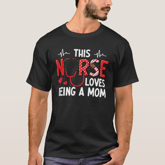 T-shirt Nursing Mom Nursing Mama Nursing Practitioner Nurs (Devant)