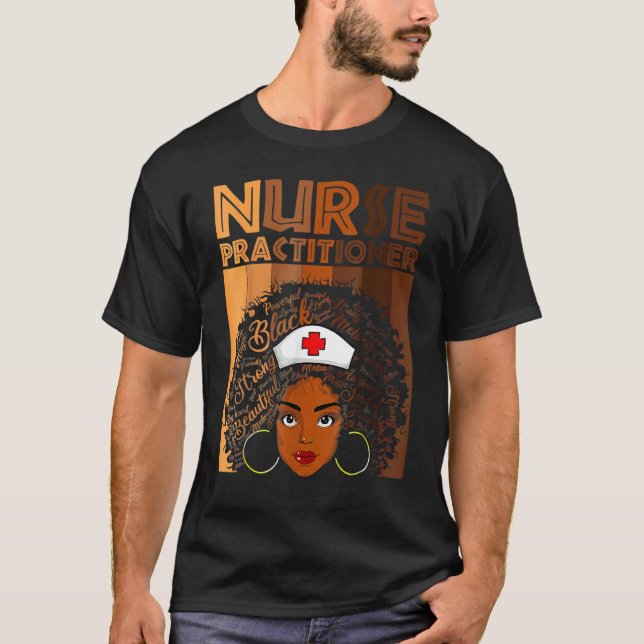 T-shirt Nursing Practitioner Nurse For Women American Afri (Devant)