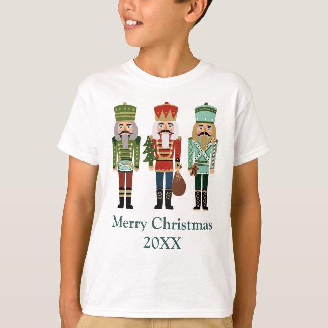 T-shirt Nutcracker Christmas Kids (Devant)
