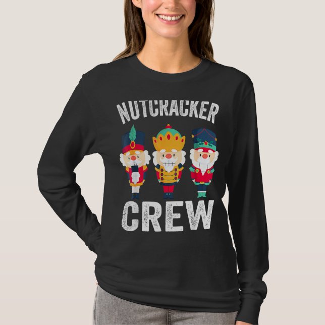 T-shirt Nutcracker Crew Noël Nutcracker Kids Funny Xm (Devant)