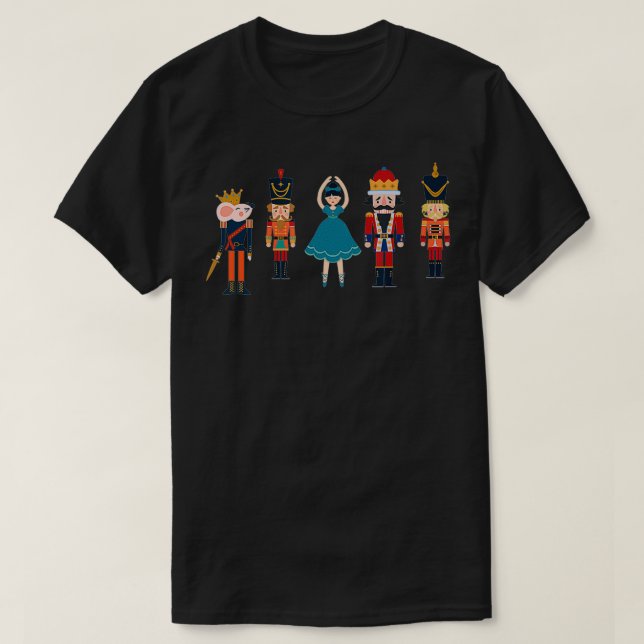 T-shirt Nutcracker RatMouse King Soldier Princess Ballet C (Design devant)