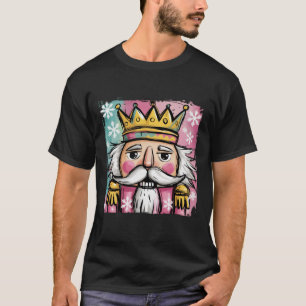 T-shirt Nutcracker Santa Noël Féminin Aquarelle Prépa