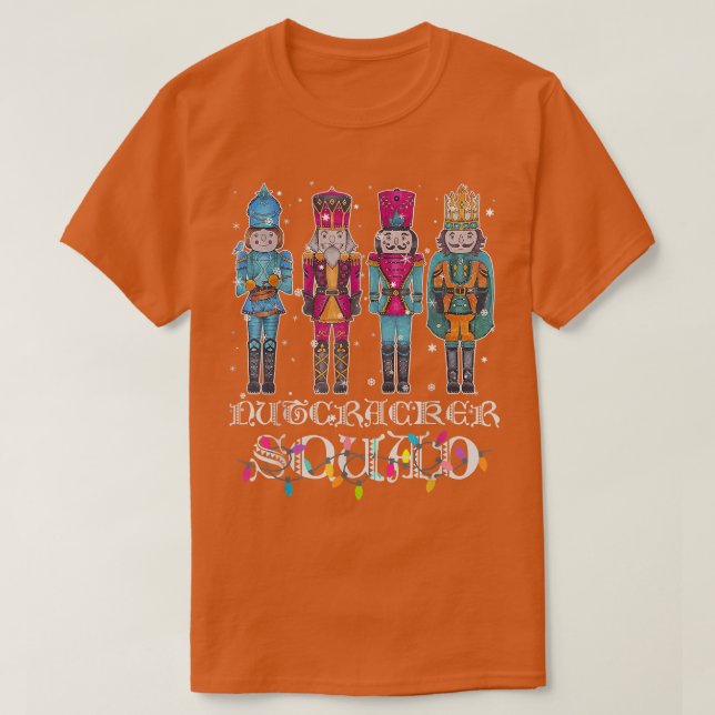 T-shirt Nutcracker Squad Holiday Ballet Dance Ugly Christm (Design devant)