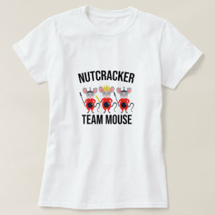 T-shirt Nutcracker Team Mouse, Noisette de Noël