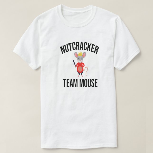 T-shirt Nutcracker Team Mouse, Noisette de Noël, cadeau (Design devant)