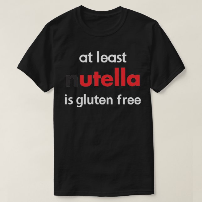 T-shirt Nutella sans gluten (Design devant)