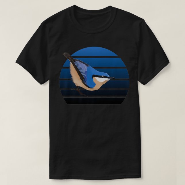 T-shirt Nuthatch Bird Birdlover Birdwatcher Animal Biologi (Design devant)