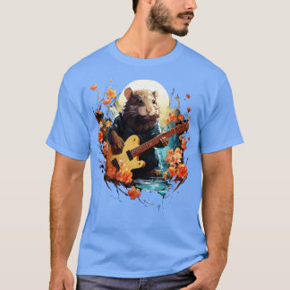 T-shirt Nutria Jouer la guitare