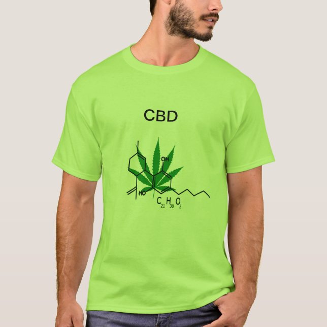 T-shirt nutritif d'appréciation de CBD (Devant)