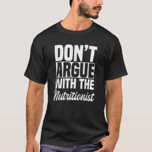 T-shirt Nutritionniste RDN Médicale diététiste santé