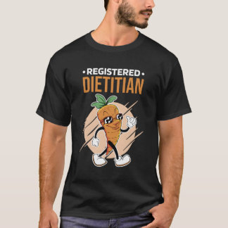 T-shirt Nutritionnistes diététistes enregistrés