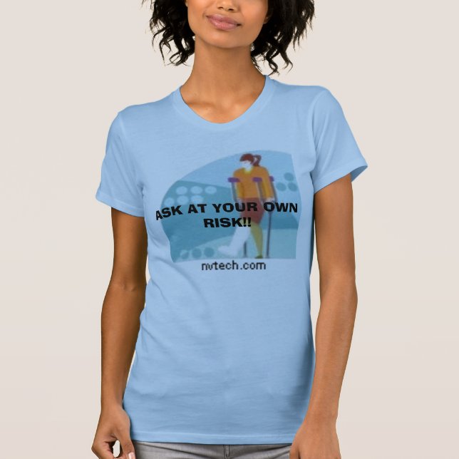 T-shirt NVTech_vc019731, DEMANDENT À VOS RISQUES ET PÉRILS (Devant)