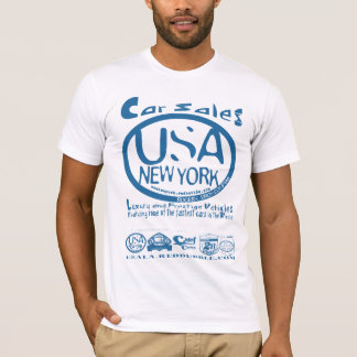 T-shirt nY des Etats-Unis de ventes de voiture par des