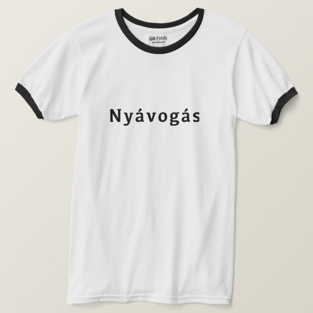 T-shirt Nyávogás (Design devant)