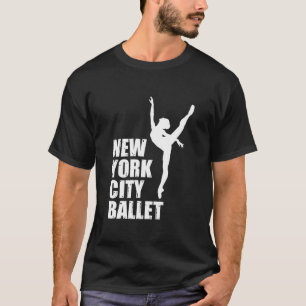 T-shirt Nyc Ballet Chemise Ballerina Danseuse New York Dan
