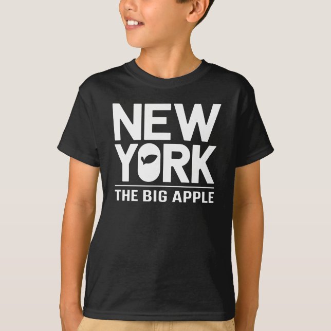 T-shirt NYC Bold "The Big Apple" (Devant)