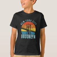 NYC Brooklyn Bridge Retro
