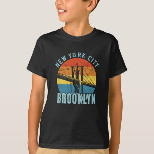 T-shirt NYC Brooklyn Bridge Retro