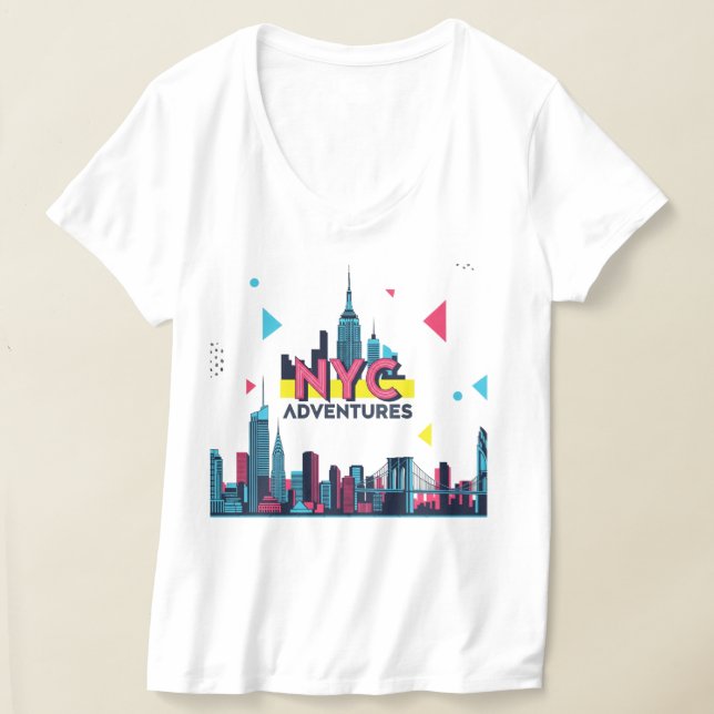 T-shirt NYC dynamique (Poser)