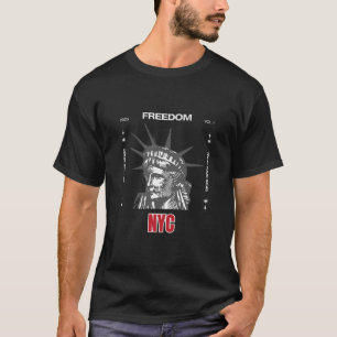 T-Shirt NYC Liberté – Fiez-Vous à Votre Cœur