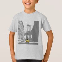Nyc New York City Brooklyn Bridge Yellow Taxi Kids