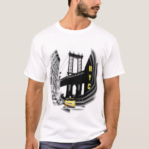 T-shirt Nyc Taxi jaune New York City Modern Pop Art