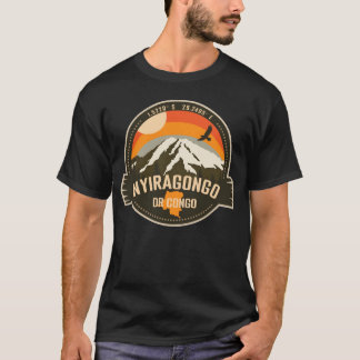 T-shirt Nyiragongo DR Congo Retro Hiking Camping Souvenir 