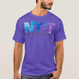 T-shirt NYITCOM BluePurple Aquarelle sans stéthoscope