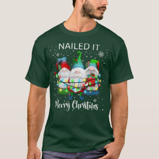 T-shirt Nymphes de Noël aux lumières démêlées Joyeux Noël 
