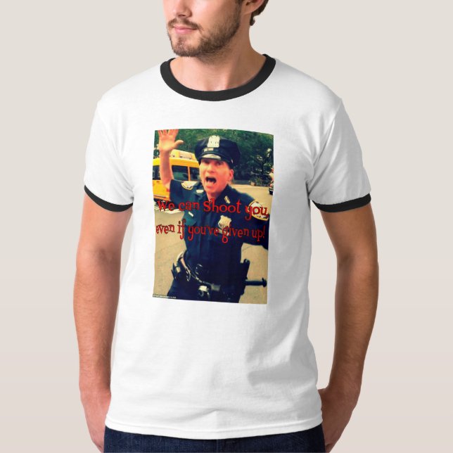 T-shirt NYPD explique la police Accountabillity. (Devant)