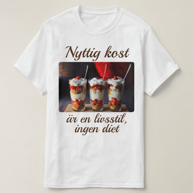 T-shirt — Nyttig kost (Design devant)