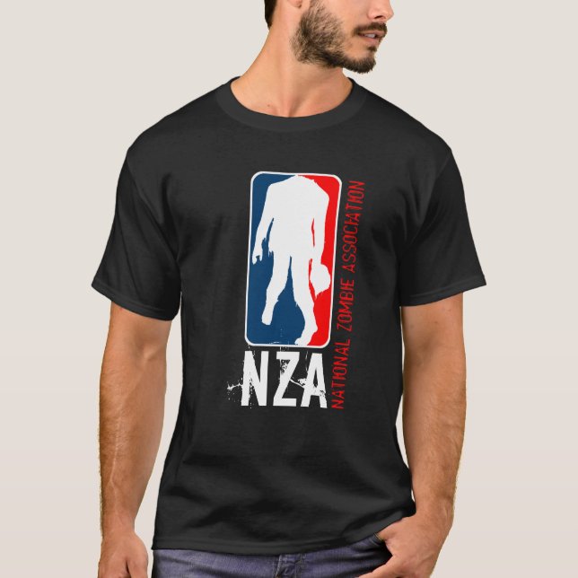 T-shirt NZA - Association nationale de zombi (Devant)