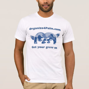 T-shirt O4P - bleu de camo - s