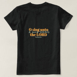 T-shirt O chantez au Seigneur chrétien