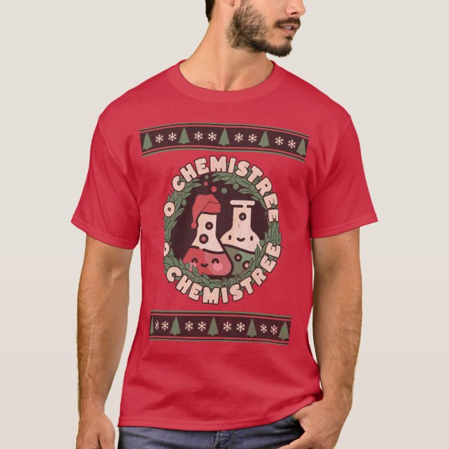 T-shirt O Chemistree Noël (Devant)