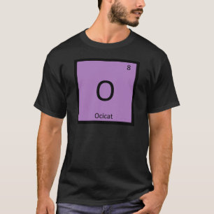 T-shirt O - Élément de Tableau périodique de chimie de