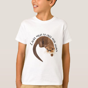 T-shirt O est pour Otter