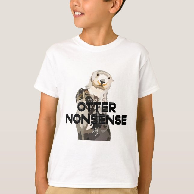 T-shirt O est pour Otter (Devant)