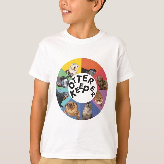 T-shirt O est pour Otter Keeper (Devant)