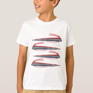 T-shirt O est pour poisson d'eau