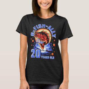 T-shirt O-Fish-Ally 20 ans, 20e anniversaire de pêche