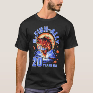 T-shirt O-Fish-Ally 20 ans, 20e anniversaire de pêche