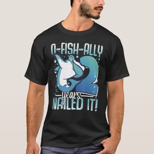 T-shirt O-Fish-Ally 2 ans Shark 2 ans Boy Hamm (Devant)