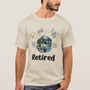 T-shirt O-Fish-Ally Pêche à la basse à la retraite