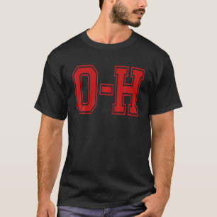 T-shirt O-H Correspondant Ohio Pride Football Sport Style 