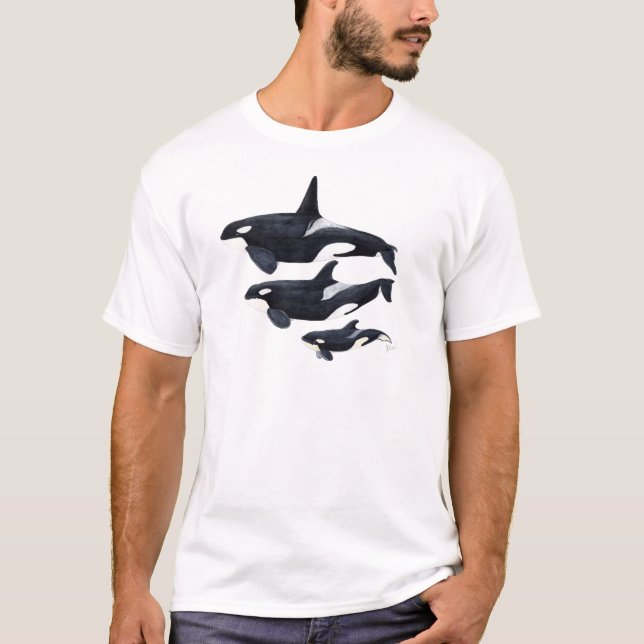 T-shirt O.orca-fond transparent (Devant)